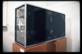 PP9, 3 qtr view, 37x12x20 in, plexiglass, mirror, aluminum, 1967